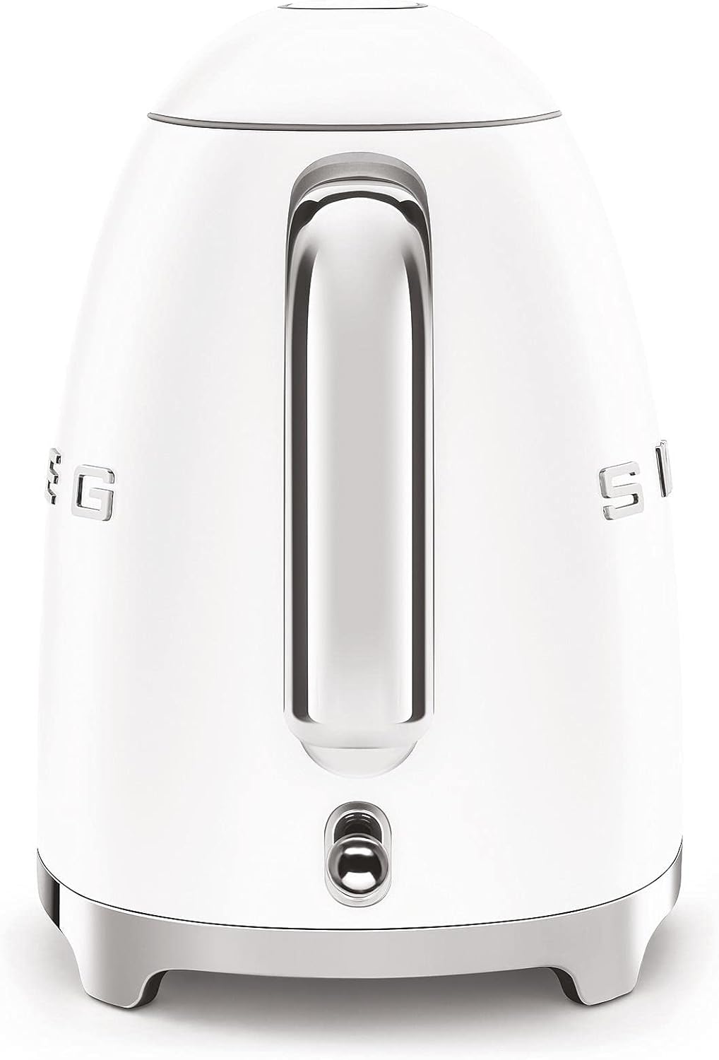 Smeg 7 Cup Water Kettle KLF03 Matte White with Soft-Opening Lid and Auto Shut-Off (Renewed)