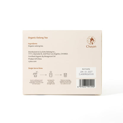 Chayan Oolong Tea Bags Organic,20 Count