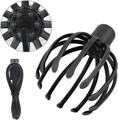 Electric Scalp Massager with 3 Modes, 360 Degree Head Massager, Cordless Portable Head Scratcher for Stress Relax