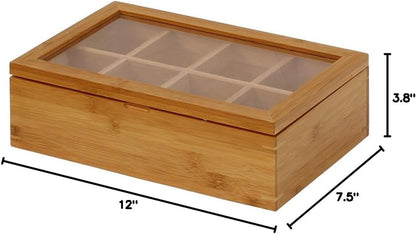 Oceanstar Bamboo Tea Box