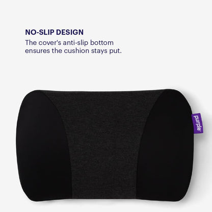 Purple Royal Seat Cushion, Portable 2 Inch Gel Seat Cushion, GelFlex Grid | Handles for Car, Office Chair, Stadium - Pressure-Reducing for Hard Seats, Temperature-Neutral, No-Slip - Made in USA