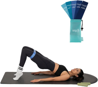 Fitness Resistance Bands Set Stretch Bands for Exercise Bands Resistance for Home Workout Bands, with Handles Bands for Working Out Portable Fitness Bands Resistance Bands for Women Elastic Band