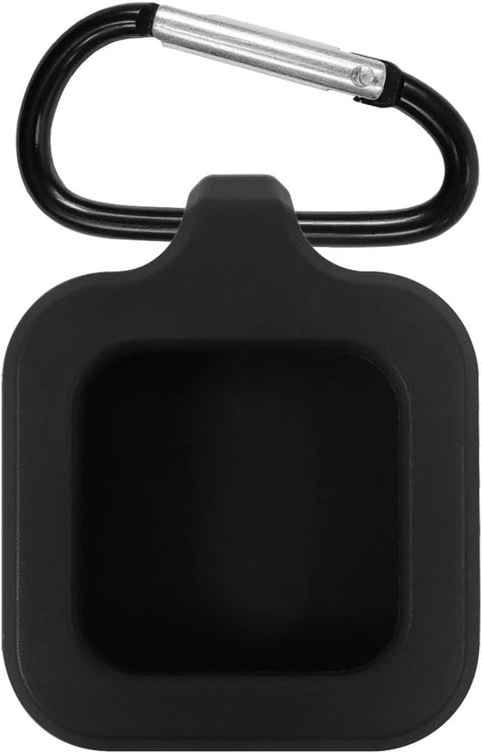 Silicone Protective Case for Brick Phone Access Blocker Device,Soft Portable Cover with Carabiner Clip,Phone Access-Blocking System Device Shell，Black