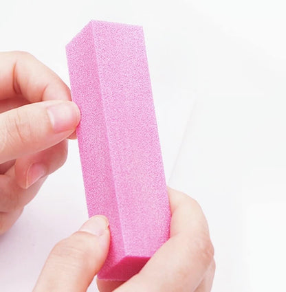 10 Pcs Nail Buffer Block for Acrylic and Natural Nails, 4 Sided Sanding Buffers for Gel Nails Fingernail Shine Buffing Filer Set, Professional Manicure Polisher Buffer Bulk Medium Grit (Purple)