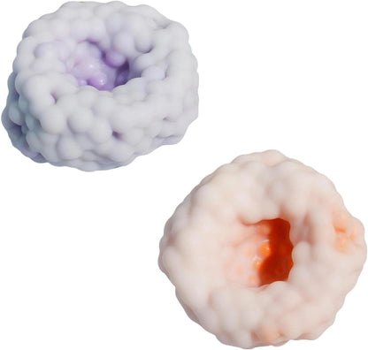 Stress Ball Stress Relief Toys Decompress Venting Vacuum Compression Ball Soft Stretchy Slow Rise for Office Home Daily Relax