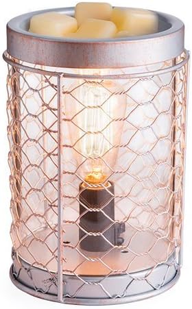 Candle Warmers ETC. Vintage Bulb Illumination Fragrance Warmer- Light-Up Warmer for Warming Scented Candle Wax Melts and Tarts to Freshen Room, Apothecary