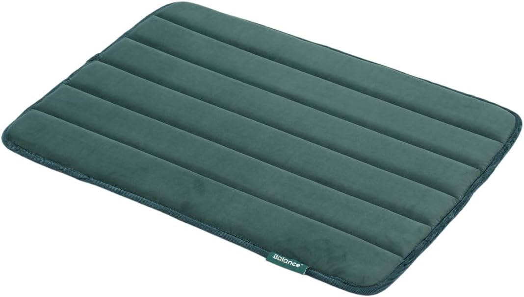 BALANCE Dog Crate Pad, Dog Foam Crate Mat Kennel Pad, Washable Water-Resistant Pet Bed Flat Dogs Cage Mat for Large Dogs
