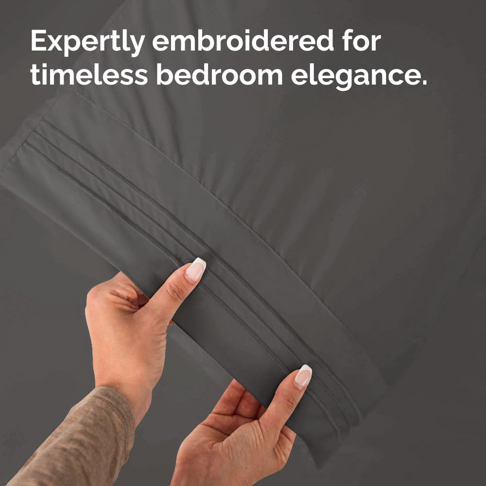 Standard Pillow Cases Set of 10 - Ultra Soft Hotel Quality Pillowcase Covers - Comfy, Cozy & Wrinkle Free - Shrink, Stain and Fade Resistant - Machine Washable Pillow Protectors - 10 Pcs Set - White - Colors A