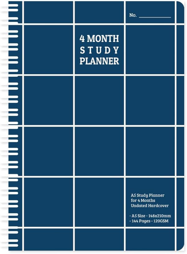 Monolike Basic B5 Monthly + Weekly Planner pad, A SET - Academic Planner, Weekly & Monthly Planner, To-do list, Note pad, Scheduler