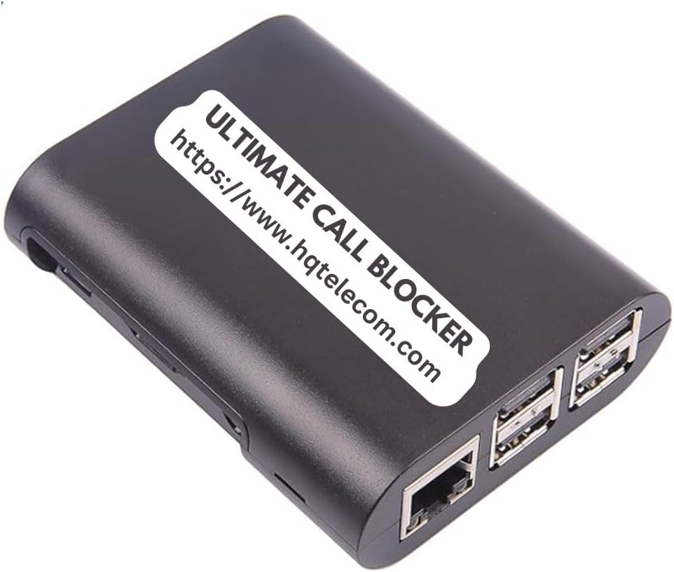 Ultimate Call Blocker WiFi - Block Virtually All Unsolicited Calls (Robocalls, Scams, Non-Profit, Unwanted) Without Having to Touch A Button! New Cloud-Based, WiFi Technology. Made in USA.