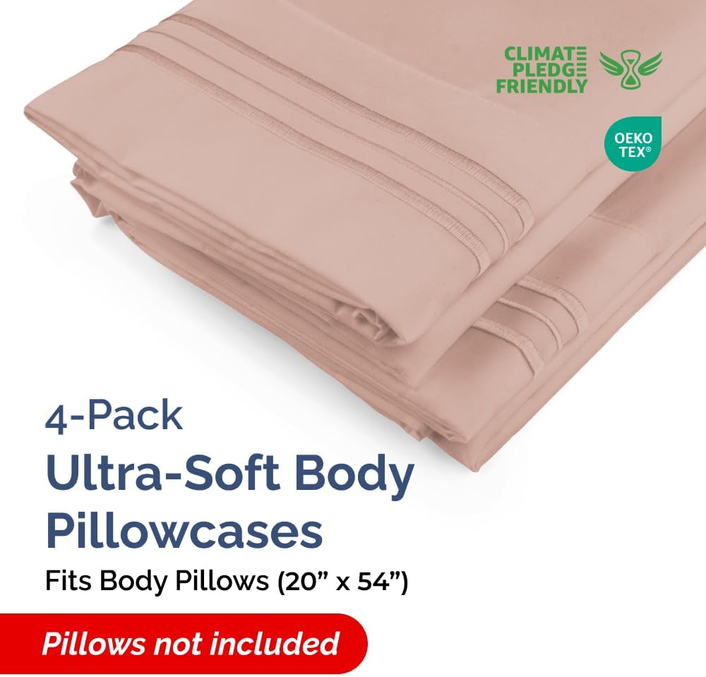 Standard Pillow Cases Set of 10 - Ultra Soft Hotel Quality Pillowcase Covers - Comfy, Cozy & Wrinkle Free - Shrink, Stain and Fade Resistant - Machine Washable Pillow Protectors - 10 Pcs Set - White - Colors A