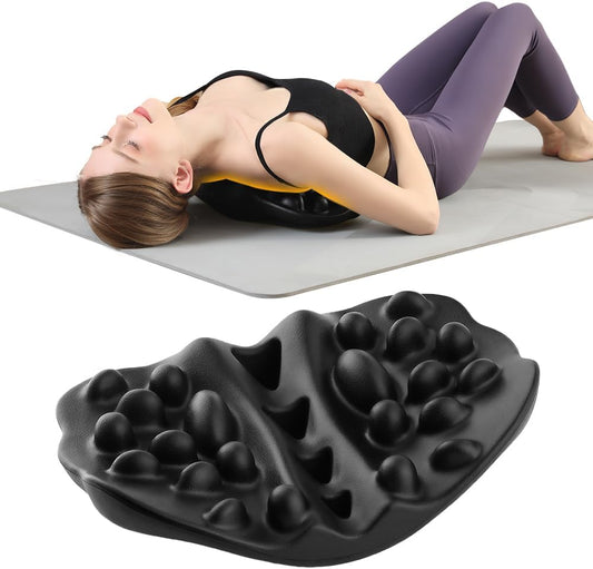 Shoulder Blade & Trapezius Trigger Point Massager, Back Stretcher | 22 Pressure Nodes, Deep Muscle Massage，Firm High-Density Foam, Ergonomic Arch, Body-Weight Massage,Daily Relaxation