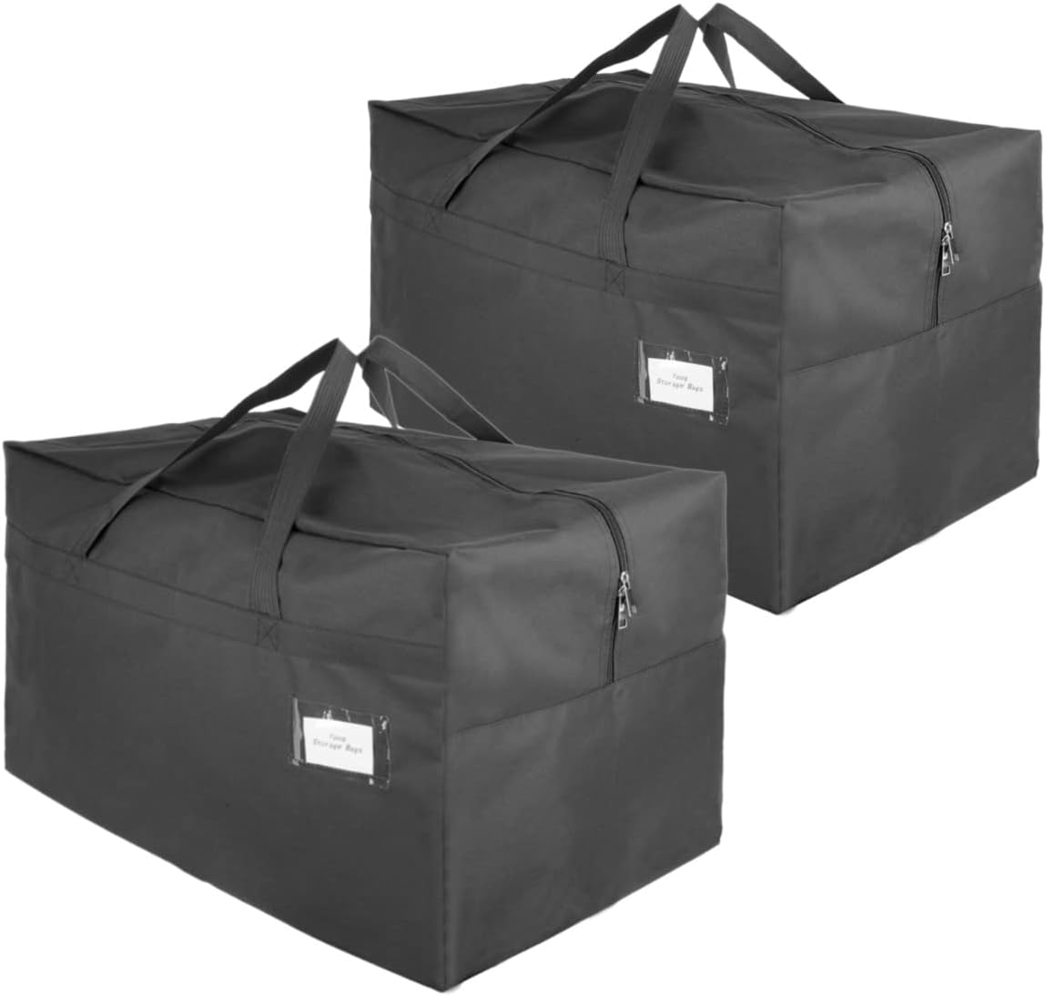2 Pack Large Moisture-Proof Storage Moving Travel Bag Storage Container