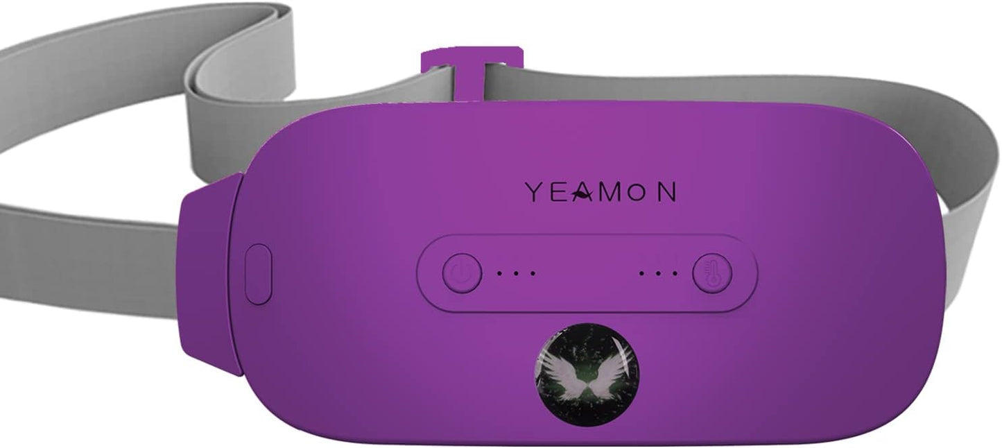 Portable Cordless Heating Pad, Electric Waist Belt Device, Fast Heating Pad with 3 Heat Levels and 3 Massage Modes, Back or Belly Heating Pad, Gift for Her, Women and Girl