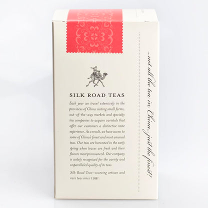 Silk Road Teas, Organic White Peony Tea, Bai Mu Dan, Soft & Sweet Aroma, Delicate Melon Taste, 15 Tea Bags