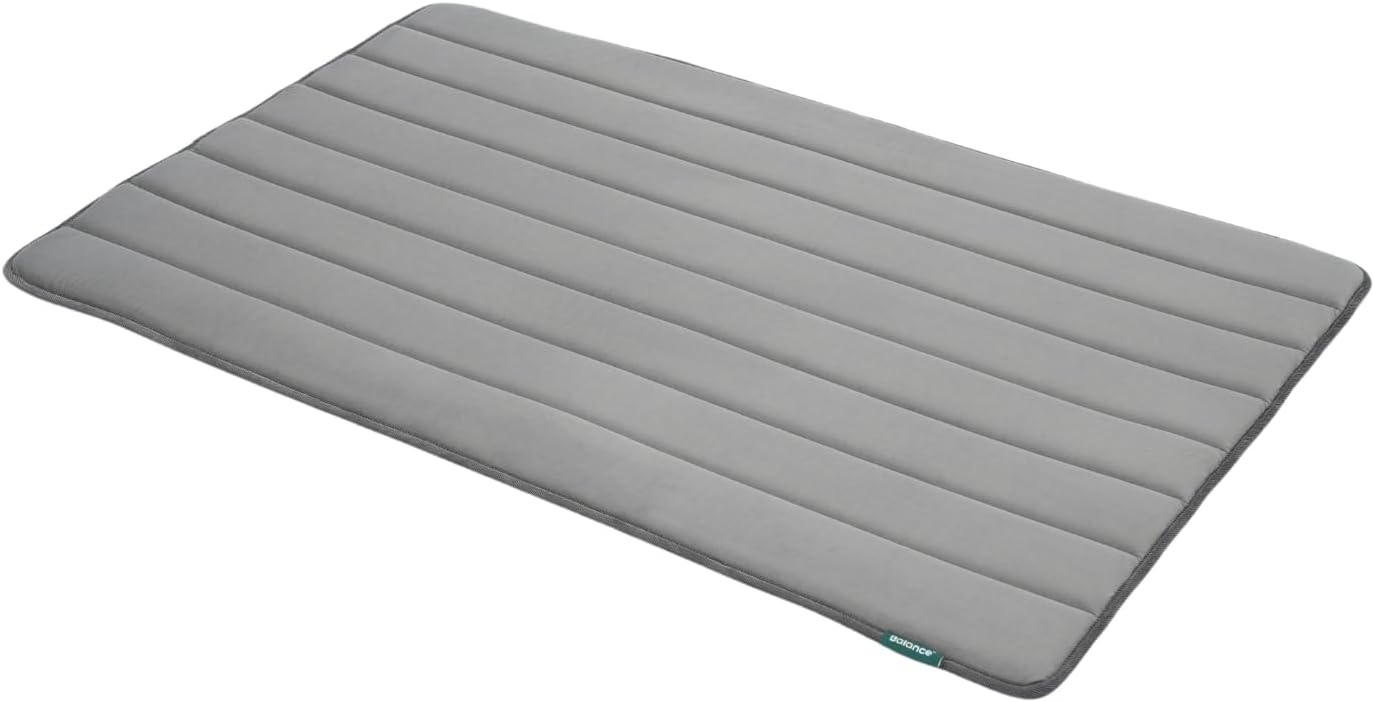 BALANCE Dog Crate Pad, Dog Foam Crate Mat Kennel Pad, Washable Water-Resistant Pet Bed Flat Dogs Cage Mat for Large Dogs