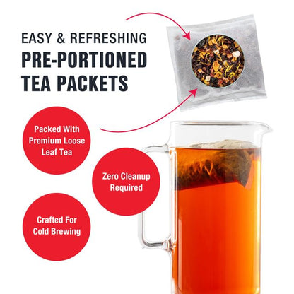 Tiesta Tea - Discovery Sampler Dry Flight Set, Loose Leaf, High to No Caffeine, Hot & Iced Up to 200 Cups, Tea Variety Pack with Green, Herbal, Black & Chai Brew, 20 Resealable Sample Pouches