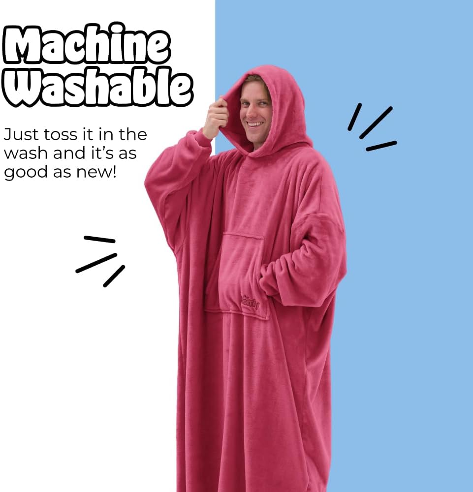 THE COMFY Dream | From Shark Tank | Patented | No Sherpa | Light Wearable Blanket Hoodie | Gift for Women & Men | One Size
