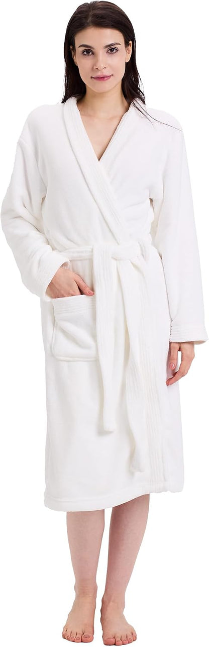 PJGGZ Towel Robe for Women – Soft Absorbent Kimono Bathrobe, Quick-Dry Spa Shower & Hotel Use