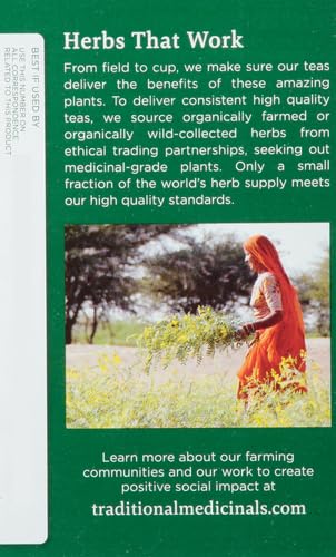 Traditional Medicinals Organic Lemon Ginger Tea, 1.13 Oz, 16 Count