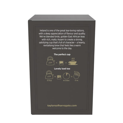 Taylors of Harrogate Irish Breakfast Black Tea Bags, 50ct (Pack of 1)