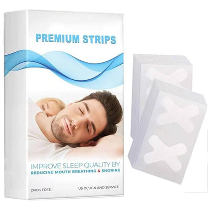 30 Count - Mouth Tape for Sleeping - Strips for Athletes Breathings, Portable, Simple to Use