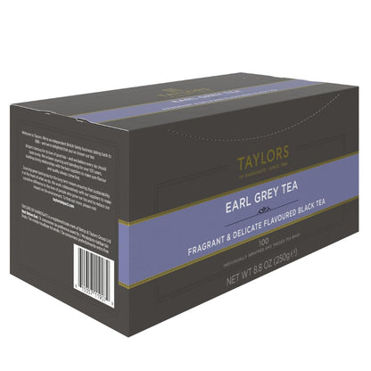 Taylors of Harrogate Earl Grey Black Tea Bags, 100ct (Pack of 1)