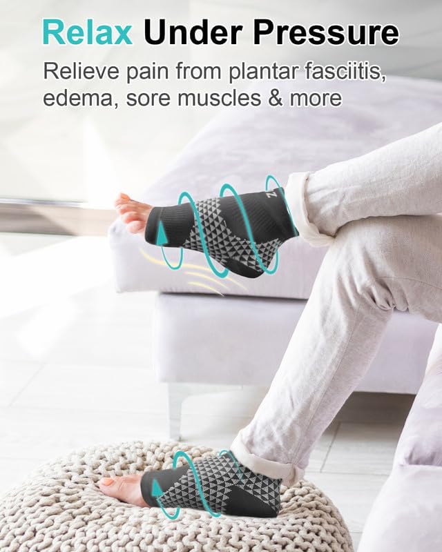 Tumaz Foot Roller for Plantar Fasciitis Relief，Foot Massage Roller for Alleviate Planter Fasciitis Pain,Arch Pain,Trigger Points & Deep Tissue, Portable - Reflexology Tool,Black