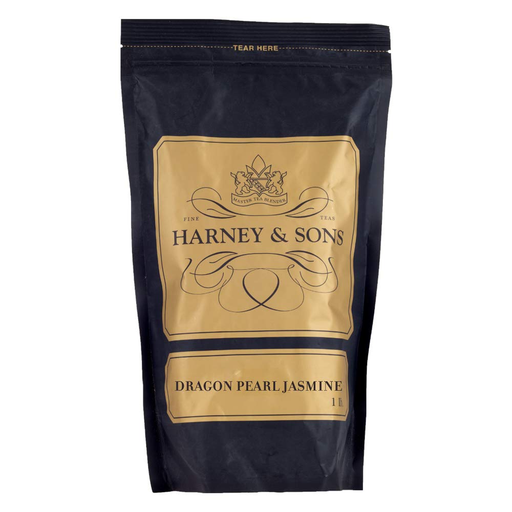 Harney & Sons Dragon Pearl Jasmine Loose Leaf Green Tea, 16 oz