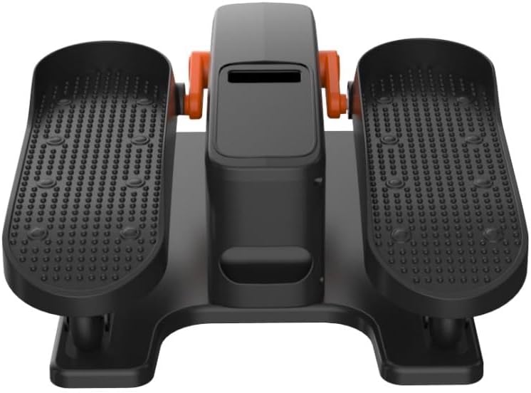 Under Desk Elliptical Exercise Machine, Quiet Seated Pedal Exerciser for Senior, Dual-Direction Elliptical Leg Exerciser with Monitor & Remote for Home Office, 12 Manual Speeds & 12 Auto Modes