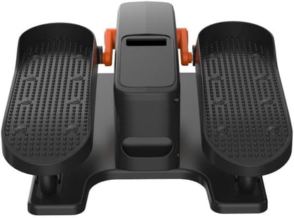 Under Desk Elliptical Exercise Machine, Quiet Seated Pedal Exerciser for Senior, Dual-Direction Elliptical Leg Exerciser with Monitor & Remote for Home Office, 12 Manual Speeds & 12 Auto Modes