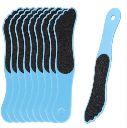 10 Pack Foot File, Professional Foot Callus Remover Sandpaper Pedicure Tools, Double Side Foot Scrubber, Sander for Dead Skin Foot Rasp Pedicure for Women Mother Family Manicure Beauty Shop Spa