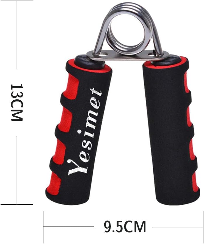 Hand Grip Strengthener Set, Forearm Exerciser, Finger Exercise Gripper, Grip Strength Trainer, hand Trainer-Soft Foam Hand Exerciser for Quickly Increasing Forearm and Hand Grips,2 Pack