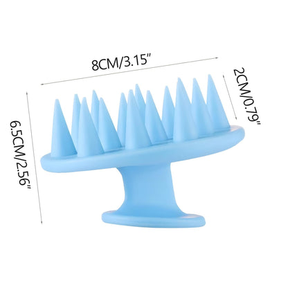 INVODA Scalp Massager Shampoo Brush Soft Silicone Bristles for Dandruff Removal & Hair Growth, Waterproof Wet/Dry Use, Men, Women & Pets
