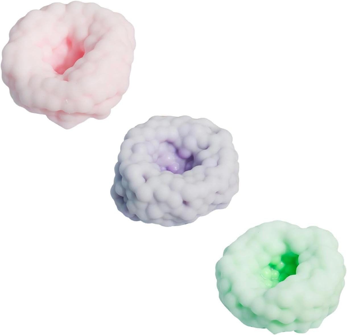 Stress Ball Stress Relief Toys Decompress Venting Vacuum Compression Ball Soft Stretchy Slow Rise for Office Home Daily Relax