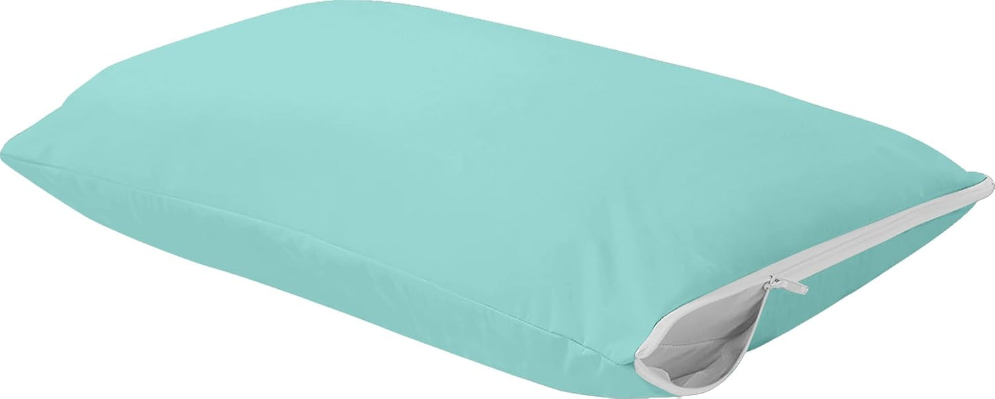Utopia Bedding Premium 100% Waterproof Pillow Protectors with Zipper Standard Size (Set of 4), Bed Bug and Dust Mite Proof Zippered Pillow Covers, Pillow Encasement Cases, Gray