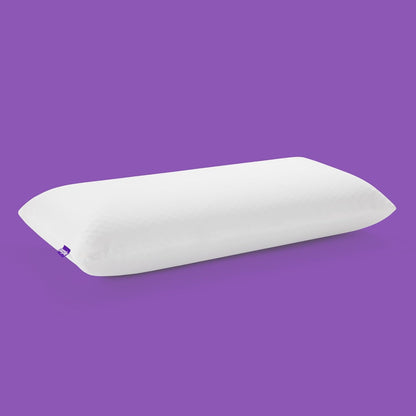 Purple Harmony Pillow - Medium Loft, Standard Size - Cooling Gel Neck and Side Sleeper Pillow, Weightless Medium Feel, GelFlex Grid and Talalay Latex Foam for Pressure-Relieving Support
