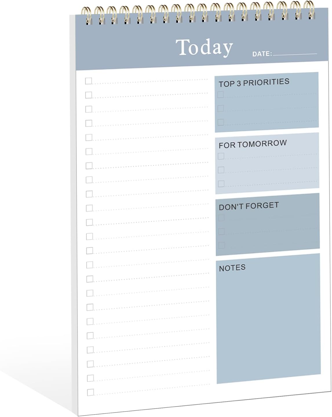 Weekly To Do List Notepad, Undated Planner with 52 Sheets (8.5''x11'') | Desk Accessories and Supplies, Women & Man, Home School & Work