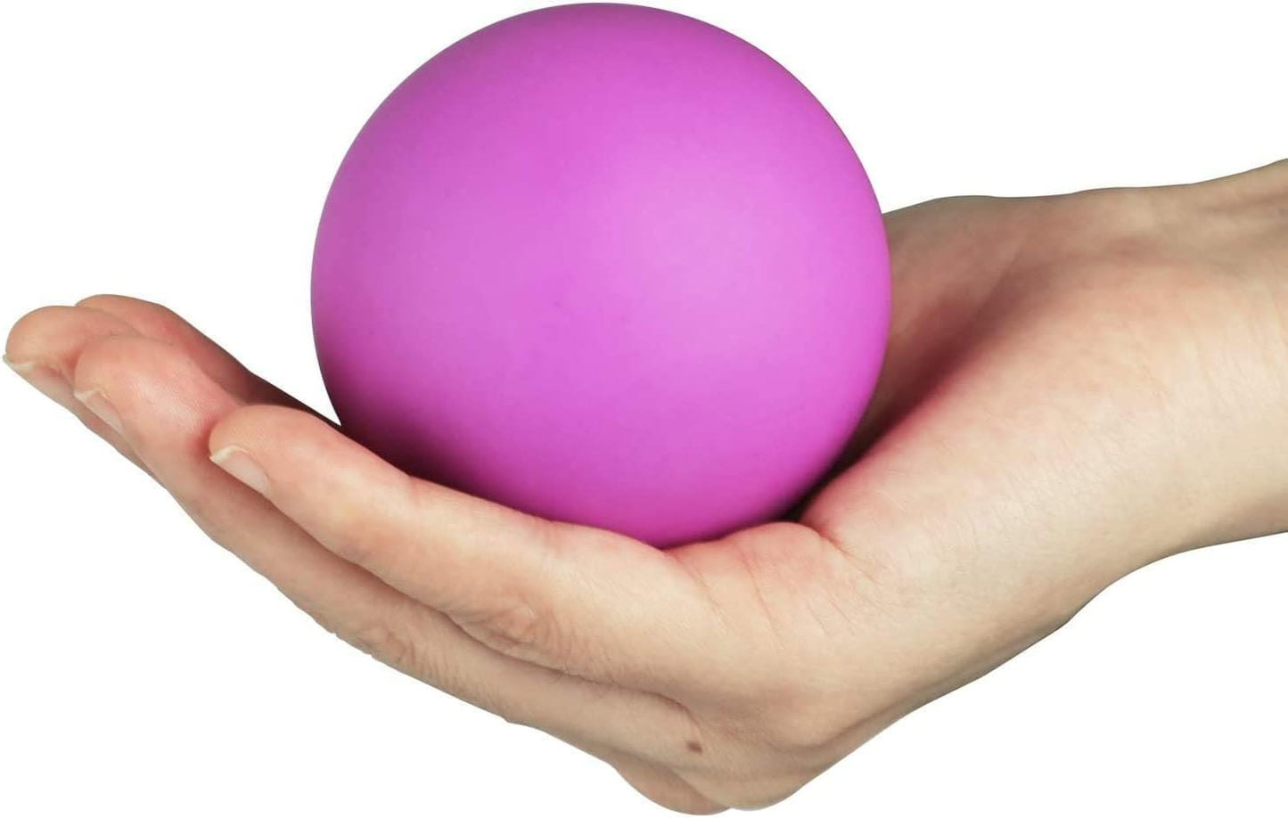 WOVTE Massage Lacrosse Ball for Sore Muscles, Shoulders, Neck, Back, Foot, Body, Deep Tissue, Trigger Point, Muscle Knots, Yoga and Myofascial Release (Blue)