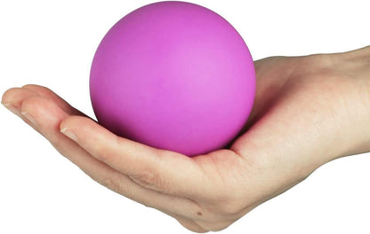WOVTE Massage Lacrosse Ball for Sore Muscles, Shoulders, Neck, Back, Foot, Body, Deep Tissue, Trigger Point, Muscle Knots, Yoga and Myofascial Release (Blue)