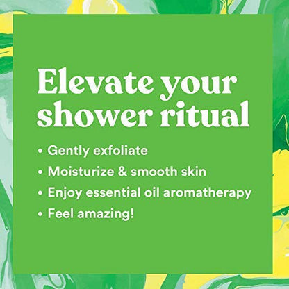 ASUTRA Dead Sea Salt Essential Oil Body Scrub Exfoliator (Vitamin C), 16 oz - Ultra Hydrating, Gentle, & Moisturizing - Coconut, Sweet Orange, Grapefruit, and Lemon Oils – Pink Himalayan Salt