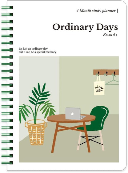 Monolike Basic B5 Monthly + Weekly Planner pad, A SET - Academic Planner, Weekly & Monthly Planner, To-do list, Note pad, Scheduler