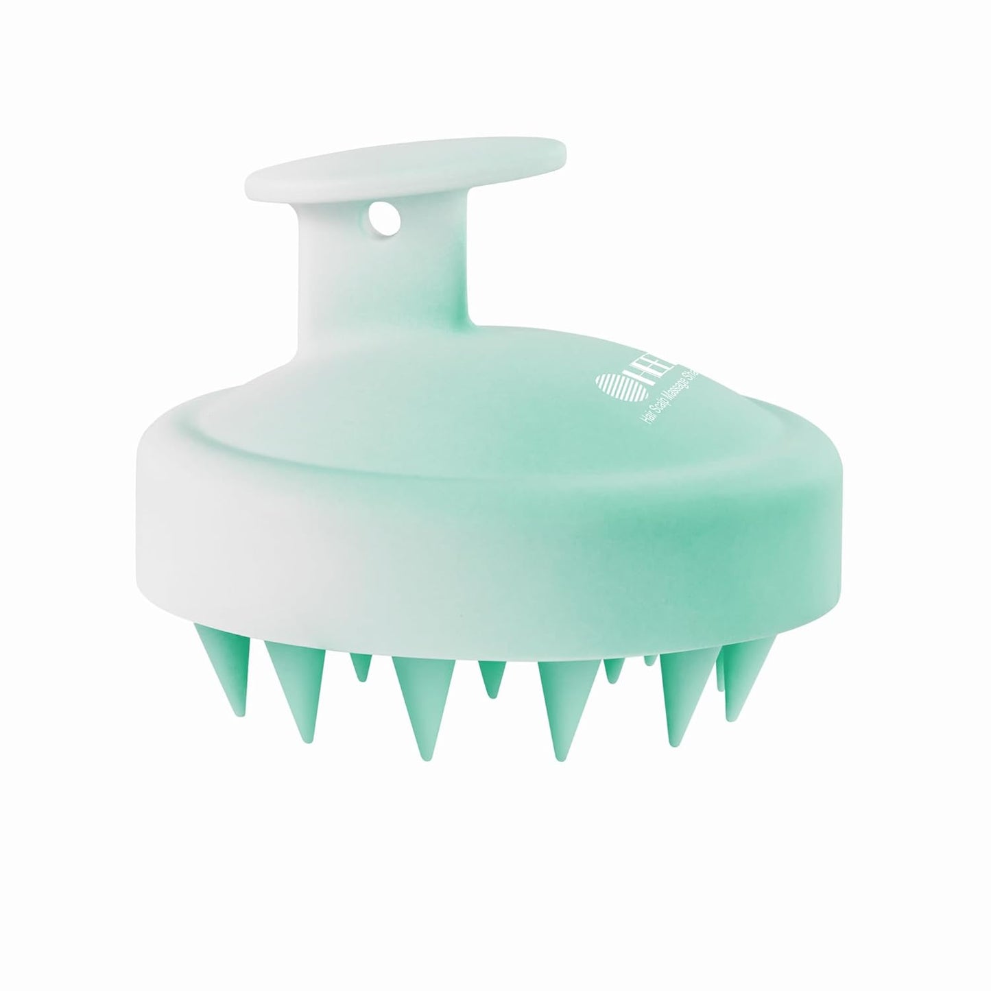 HEETA Scalp Massager Hair Growth, Soft Silicone Scalp Scrubber Shampoo Brush for Exfoliation, Dandruff Removal Head Massage Stress Relax, Wet & Dry Use for Thick Thin Curly Hair Care, Black