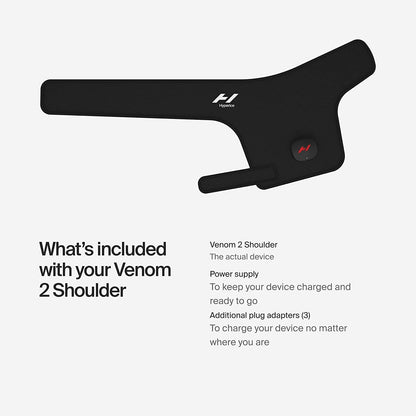 Hyperice Venom 2 Back Wrap - Provides Advanced Heat and Vibration for Pain, Soreness and Inflammation