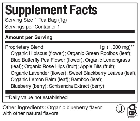 The Republic of Tea Beautifying Botanicals Daily Beauty Herbal Tea, 36 Ct