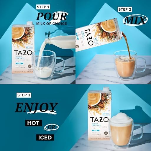 TAZO Skinny Chai Tea Latte Concentrate, 32 FZ