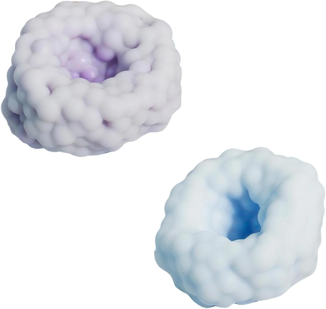 Stress Ball Stress Relief Toys Decompress Venting Vacuum Compression Ball Soft Stretchy Slow Rise for Office Home Daily Relax
