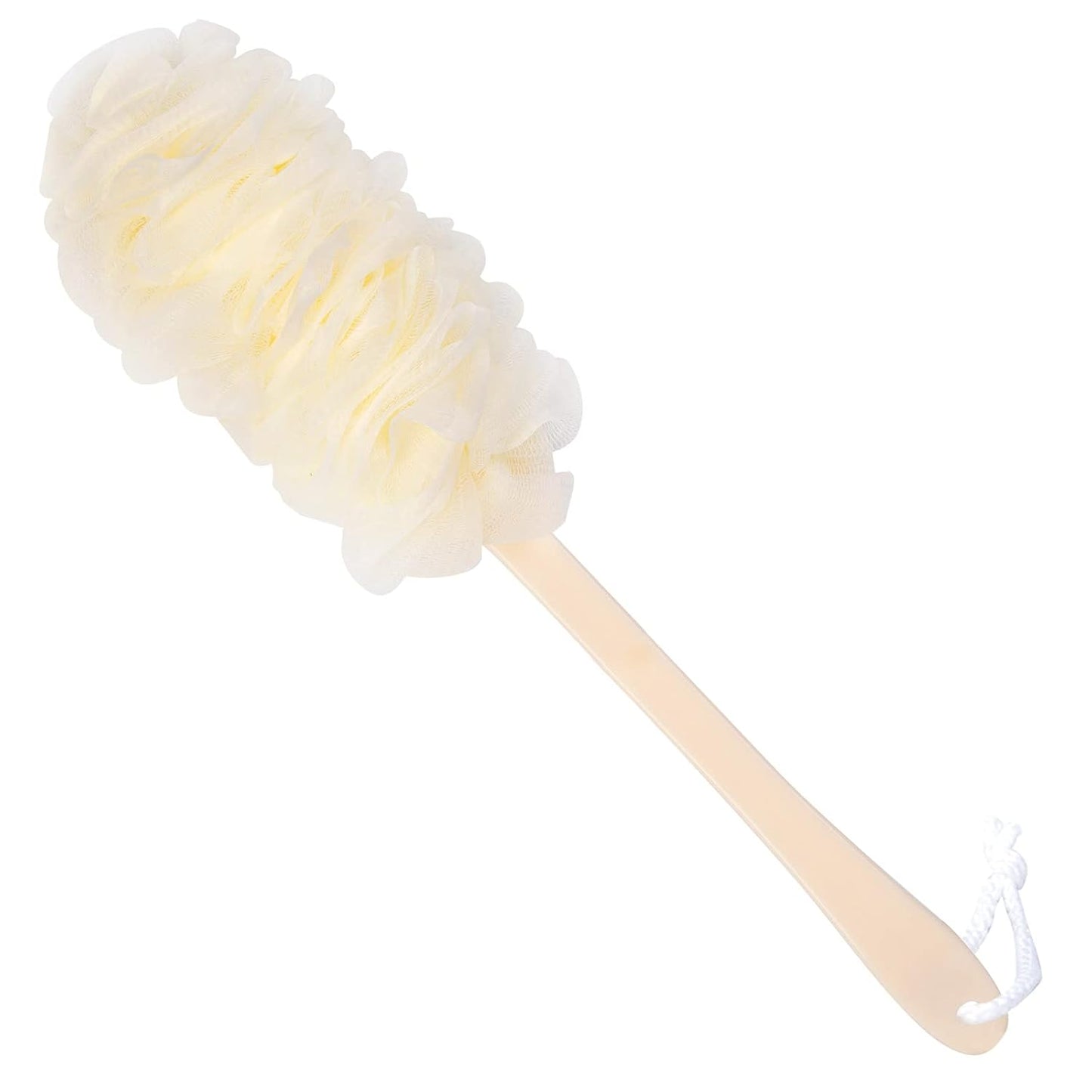 Back Scrubber for Shower, Loofah Long Handle Bath Body Brush, Soft Nylon Mesh Sponge On a Stick for Shower Men Women Kids Elderly, Exfoliating Scrub Cleaning Luffa for All Kinds of Skin(Blue)