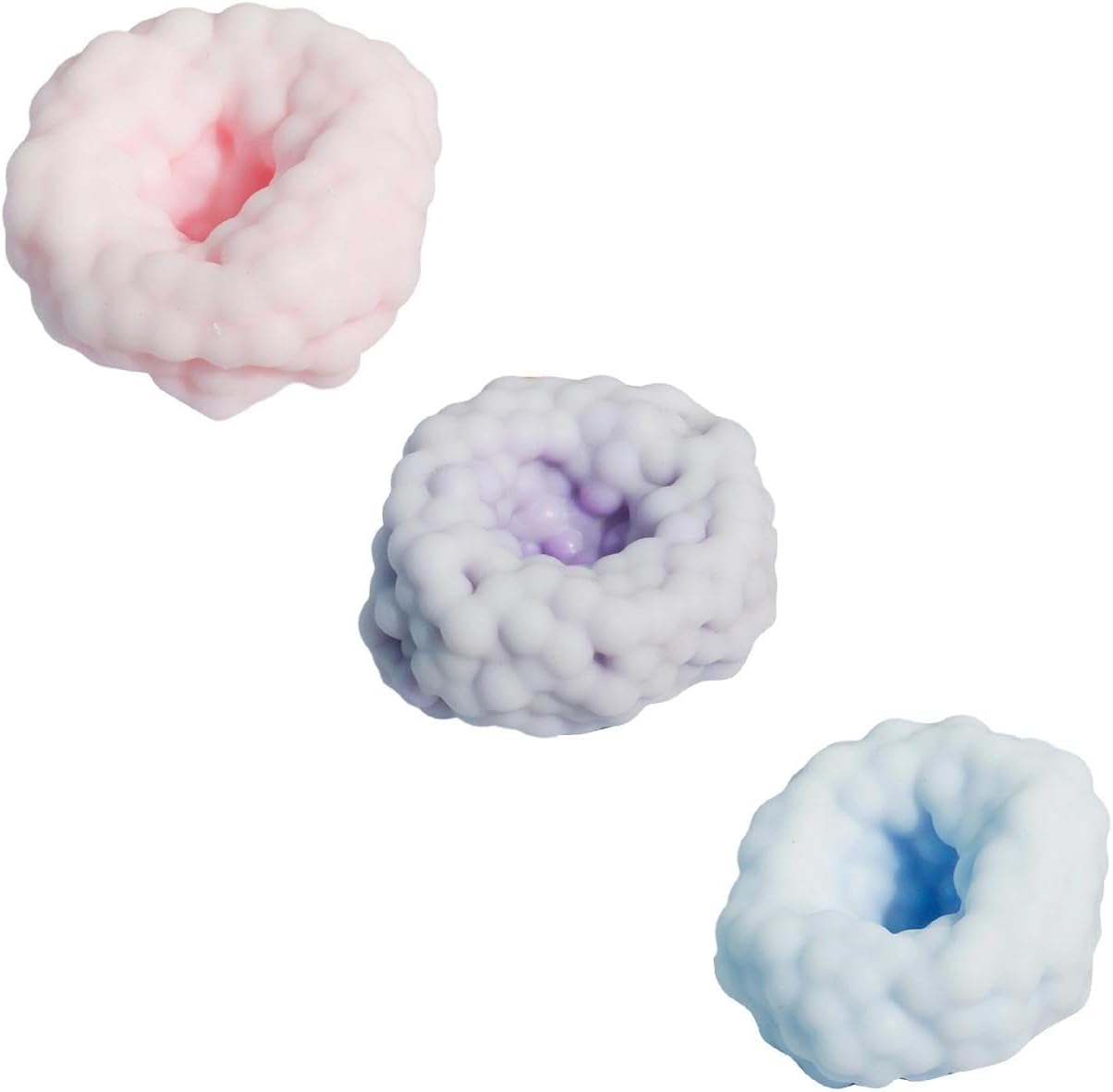 Stress Ball Stress Relief Toys Decompress Venting Vacuum Compression Ball Soft Stretchy Slow Rise for Office Home Daily Relax