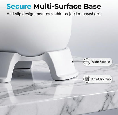 Dynamic Rotating LED Projector Light, 360° Rotating Ocean Wave Night Projection Night Light, Multi-Angle Projection Base, for Meditation, Bedroom, Home Theater